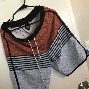 Two toned striped swimsuit board short . Size L